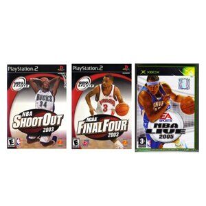 Bundle of PlayStation 2 NBA Games
